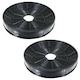 image 6 of SPARES2GO Carbon Charcoal Vent Filter for Grundig GDK 59000 BXB Cooker Extractor Hood (Pack of 2 Filters)