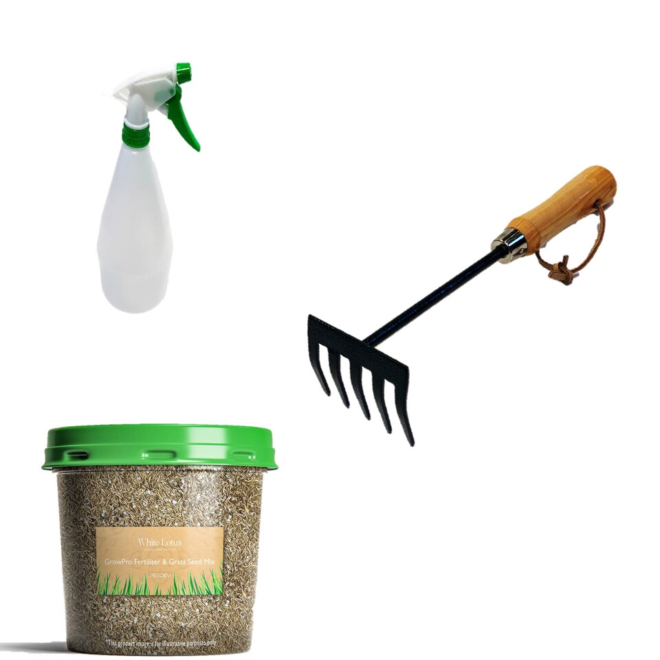 image 1 of Pegdev 7-Piece Garden Repair Kit Green, for Easy Maintenance