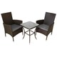 image 1 of Jardí Rattan Bistro Set Brown