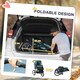 image 9 of PawHut 3 Wheel Pet Stroller, for Medium Small Dogs, Foldable Cat Pram - Green