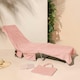 image 2 of OHS Microfibre Quick Dry Spa Bath Beach Chair Cover Towel Bag, 75x215cm - Blush Pink