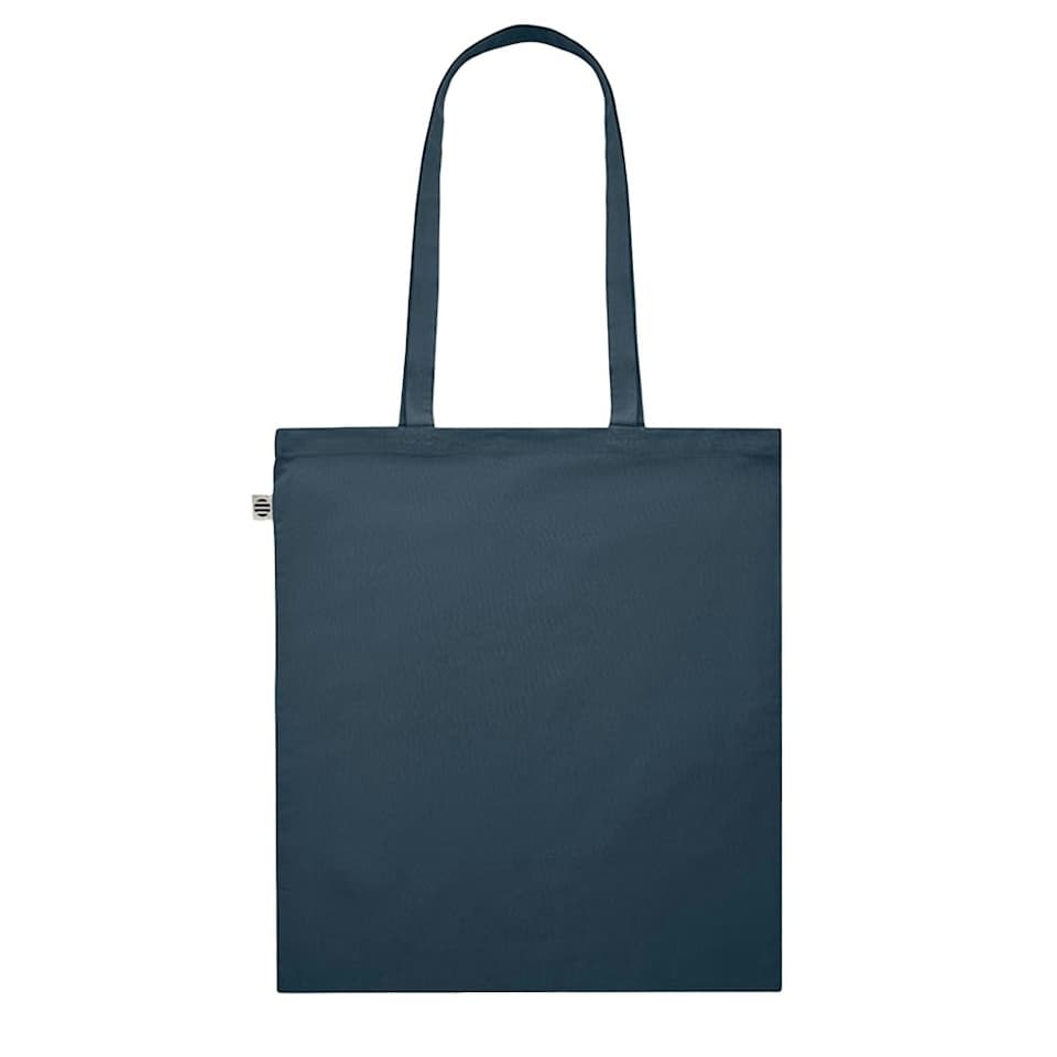 image 1 of MidOcean Onel Plain Organic Cotton Shopper Bag - French Navy - One Size | Blue