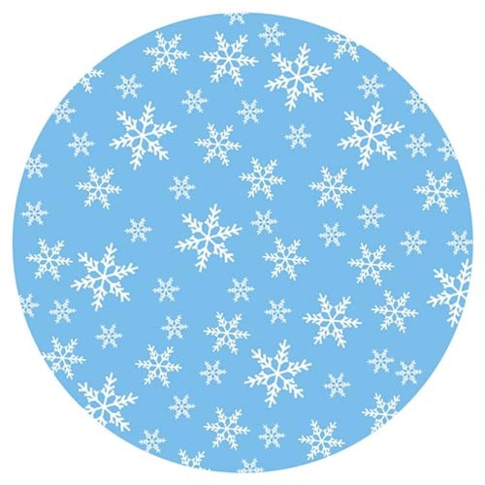 image 1 of Snowflake Christmas Paper Cupcake Cases - Pack of 75