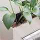 image 3 of Planter & Waterfall Cascade Silver Stainless Steel Outdoor Water Feature with Lights H89cm
