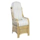 image 3 of Desser Vale Light Oak Rattan 2 Seater Sofa Set in Linen Taupe - Conservatory Sofa Suite