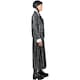 image 4 of Wednesday Womens/Ladies Nevermore Academy School Uniform Costume Set - Black/White/Grey - S S