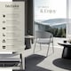 image 2 of Dining Chair Bedano - woven fabric, padded, 150 kg load capacity - Set of 4 Grey