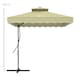 image 5 of Outsunny 2.5m Cantilever Garden Parasol Umbrella with Cross Base Beige
