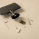 image 4 of Cosmic Toilet Roll Holder with Durable Metal Cover for Bathroom Chrome Finish