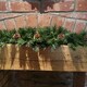 image 2 of 90cm Deluxe Snow Time Princess Green Garland Swag 108 Tips With 5 Pine Cones
