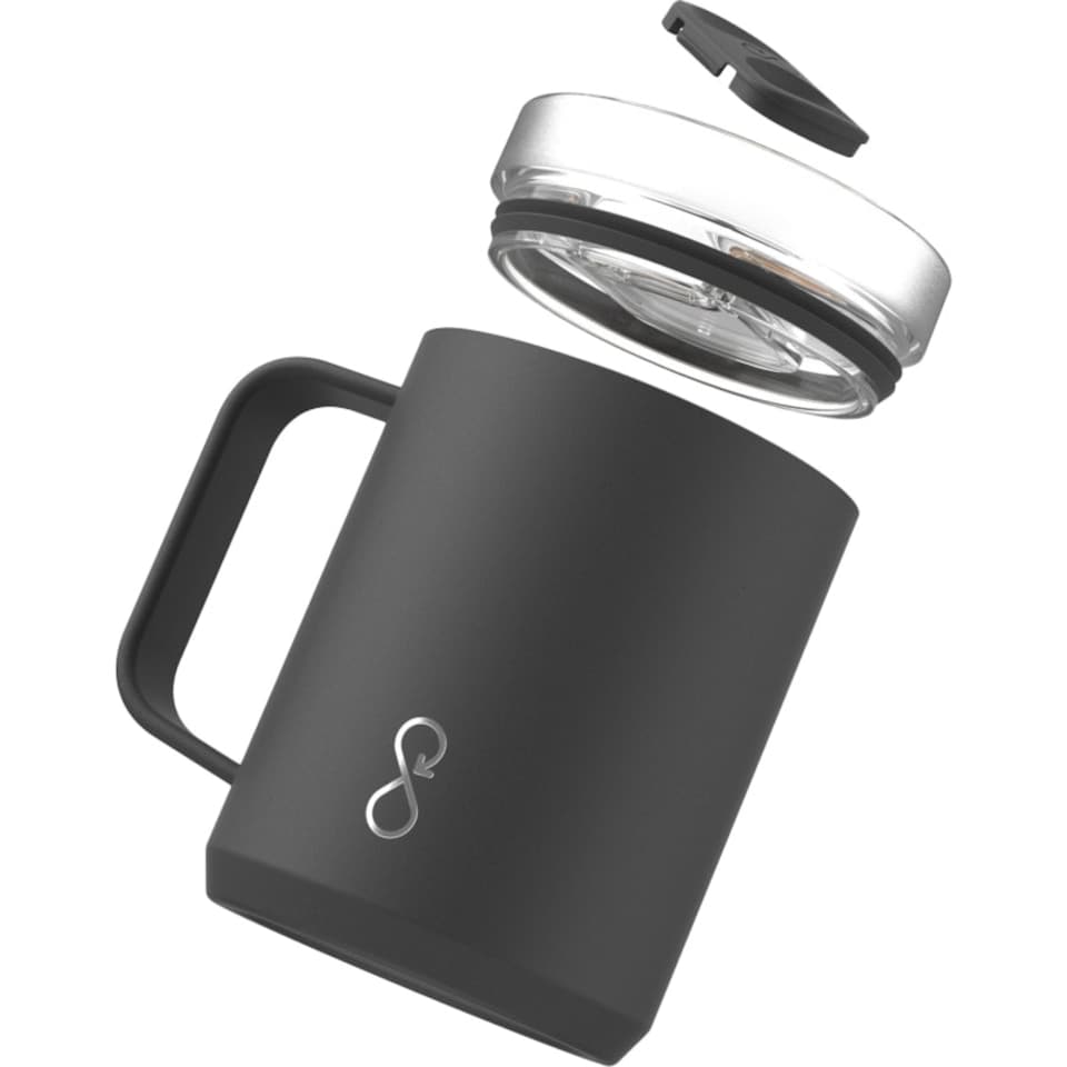 image 1 of Ocean Bottle Insulated 350ml Travel Mug - Obsidian Black - One Size