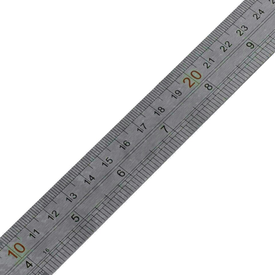 image 1 of Stainless Steel Ruler 12" 30cm Measuring Drawing Professional TE139