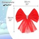 image 5 of Red Door Bow – Decorative Bow for Christmas, Weddings, and Seasonal Décor