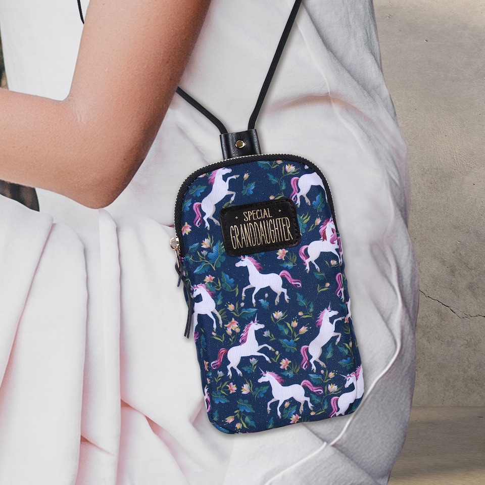 image 1 of History & Heraldry Crossbody Phone Bag Special Grandaughter | Multi