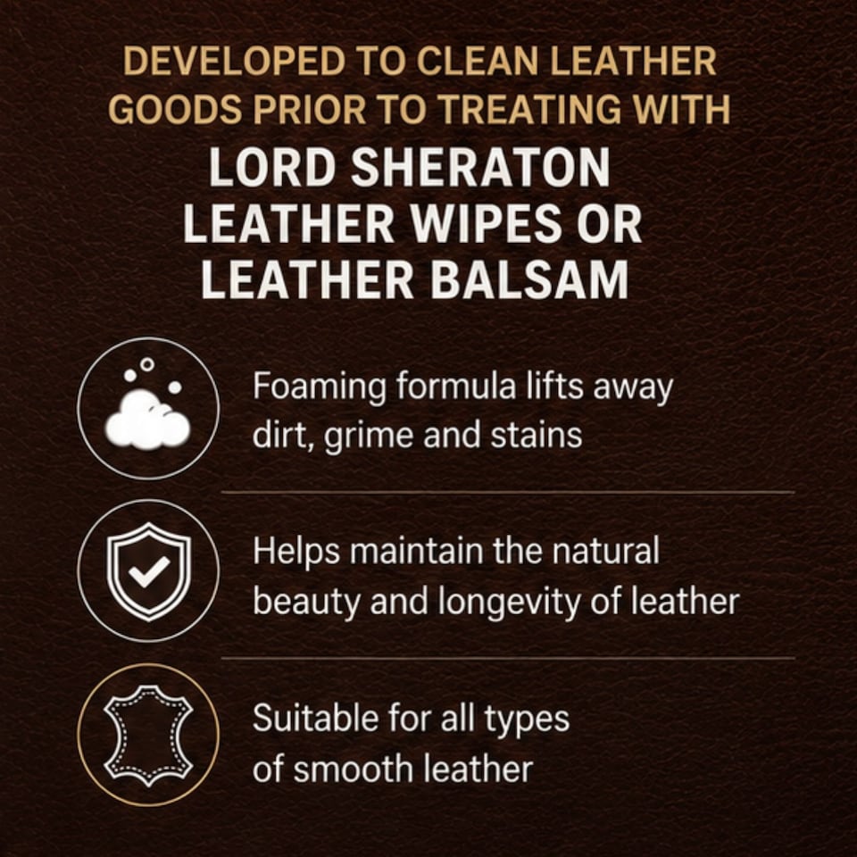 image 1 of Lord Sheraton Foaming Professional Leather Cleaner 400ml