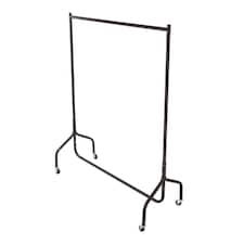 Oypla 4ft Garment Clothes Rail Super Heavy Duty All Metal Black Black | One Size