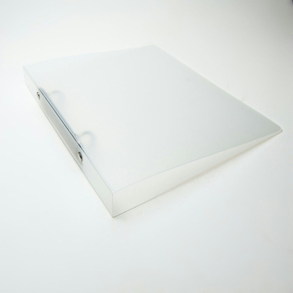 image 1 of A4 Slim Clear Translucent Ringbinder
