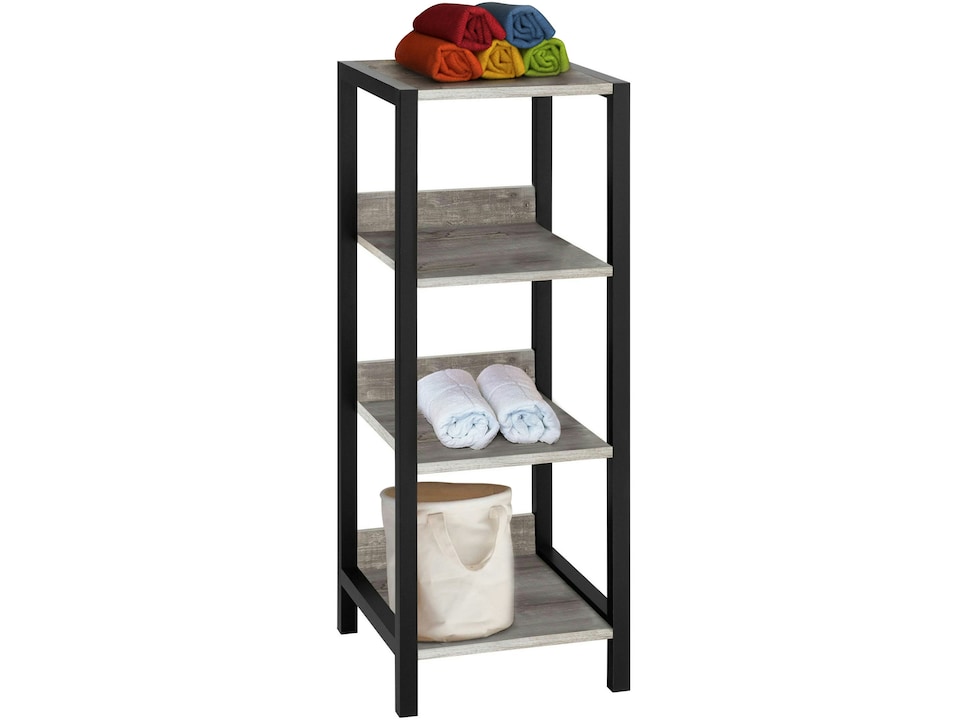 image 1 of Chris Storage Shelves concrete/Black | Grey | CONCRETE/BLACK