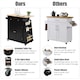 image 8 of COSTWAY Kitchen Island Rolling Storage Cabinet Trolley Cart