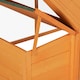 image 8 of PawHut Wooden Chicken Run with Nesting Box, Openable Roof, for 4-8 Chickens