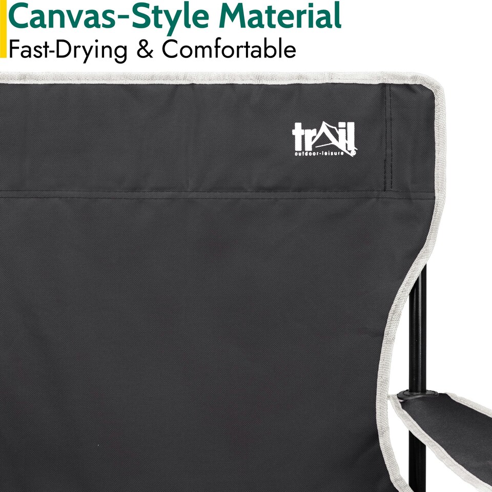 image 1 of Folding Camping Chair - Black
