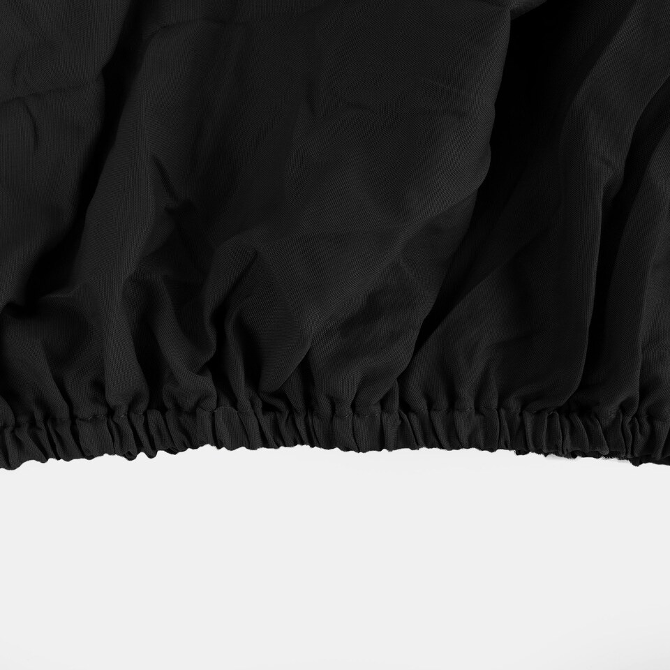 image 1 of OHS Plain Soft Microfibre 30cm Deep Fitted Bed Sheet, Single - Black