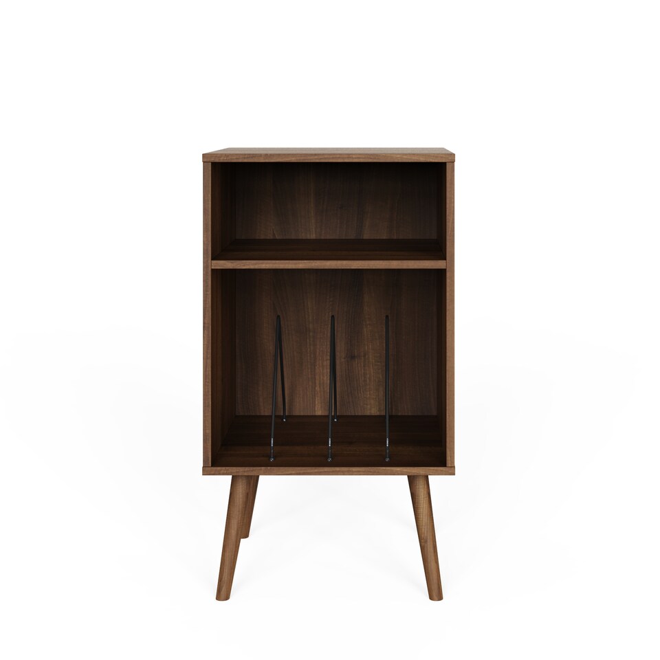 image 1 of Jaxon Compact Vinyl Turntable Stand | Brown | Walnut