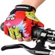 image 2 of Meteor Kids Bike Gloves – Breathable, Non-Slip, Padded for Comfort & Safety Red | Monster | JR M