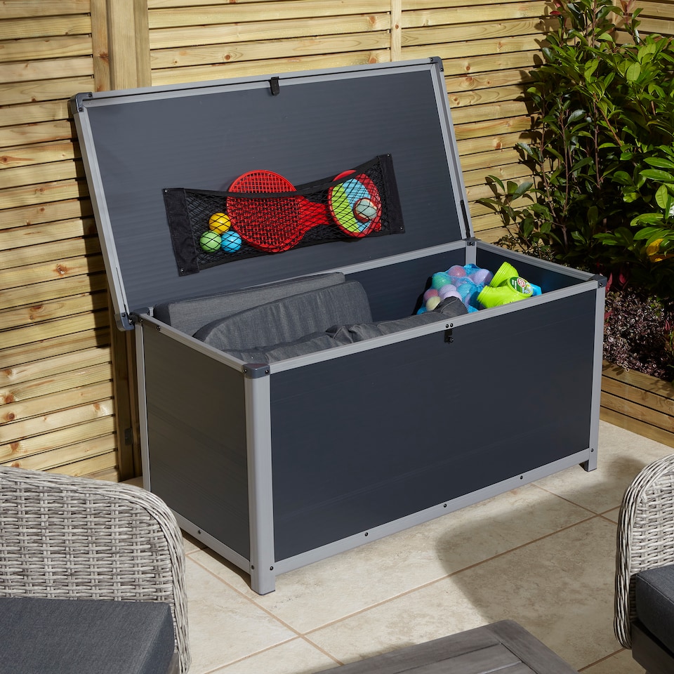 image 1 of Rowlinson Airevale Storage Box 4x2 Dark Grey