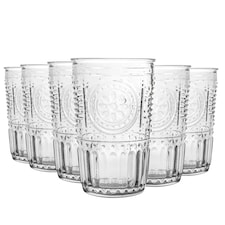 Bormioli Rocco Romantic Water Glasses - 305ml - Clear - Pack of 6
