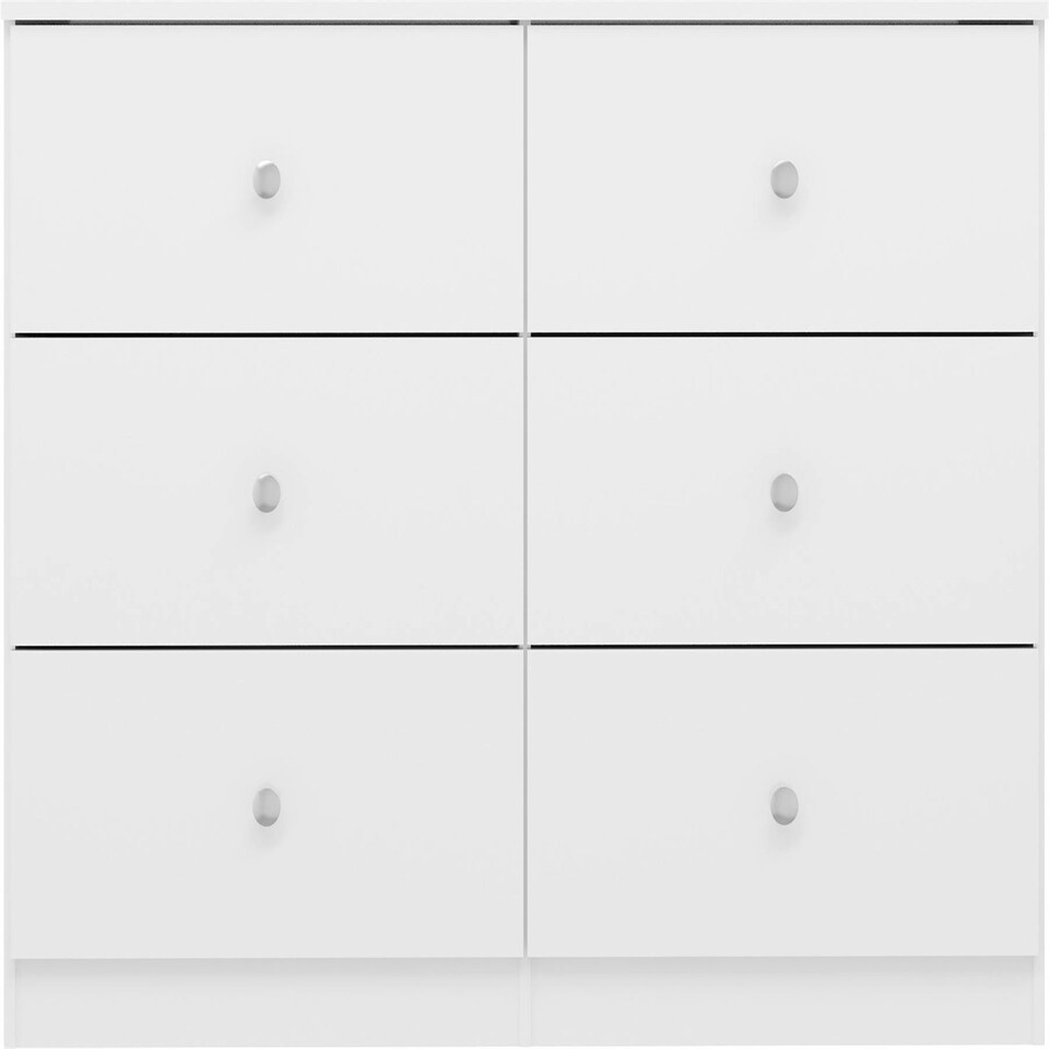 image 1 of Denver 6 Drawer Chest Grey