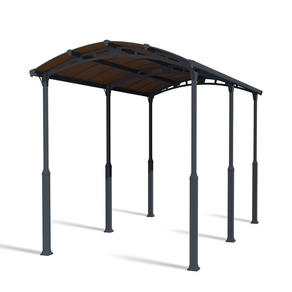 image 1 of Alpine Carport Kit 6400 RV - Aluminium/Polycarbonate - L649 x W352 x H307 - Grey Grey