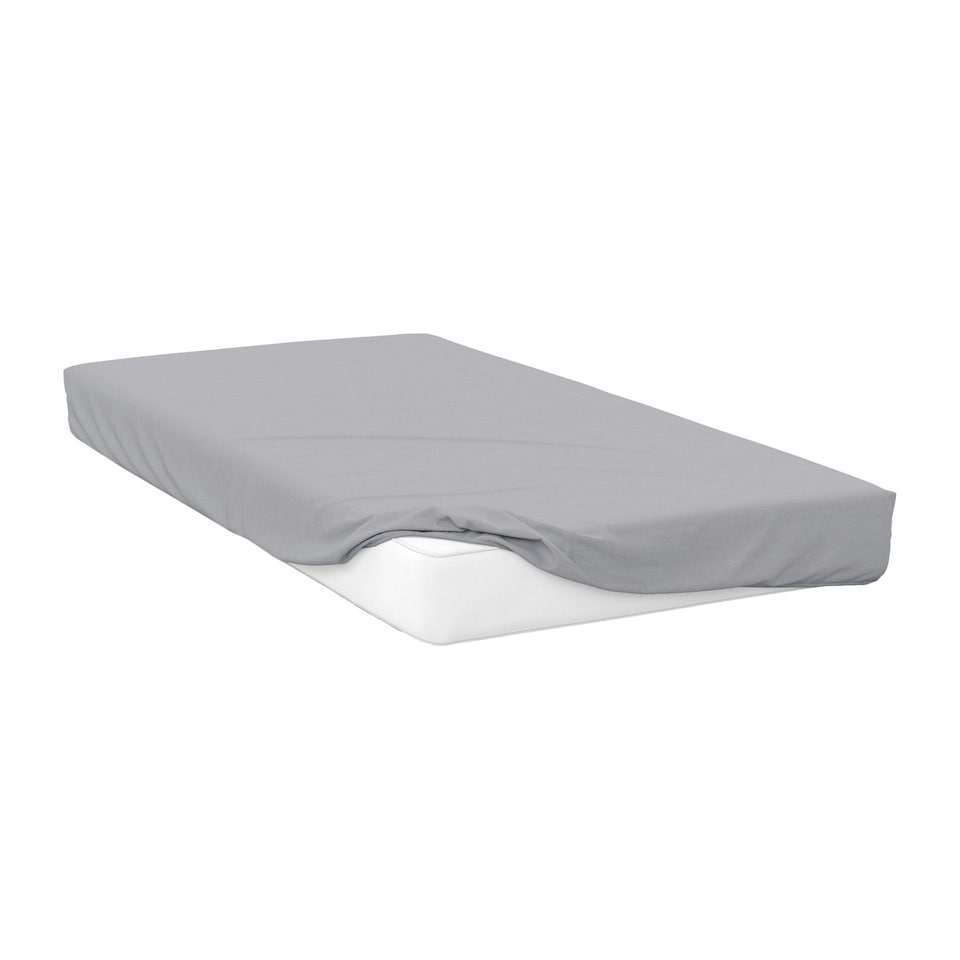 Belledorm Sateen Extra Deep Fitted Sheet - Platinum Grey - Emperor