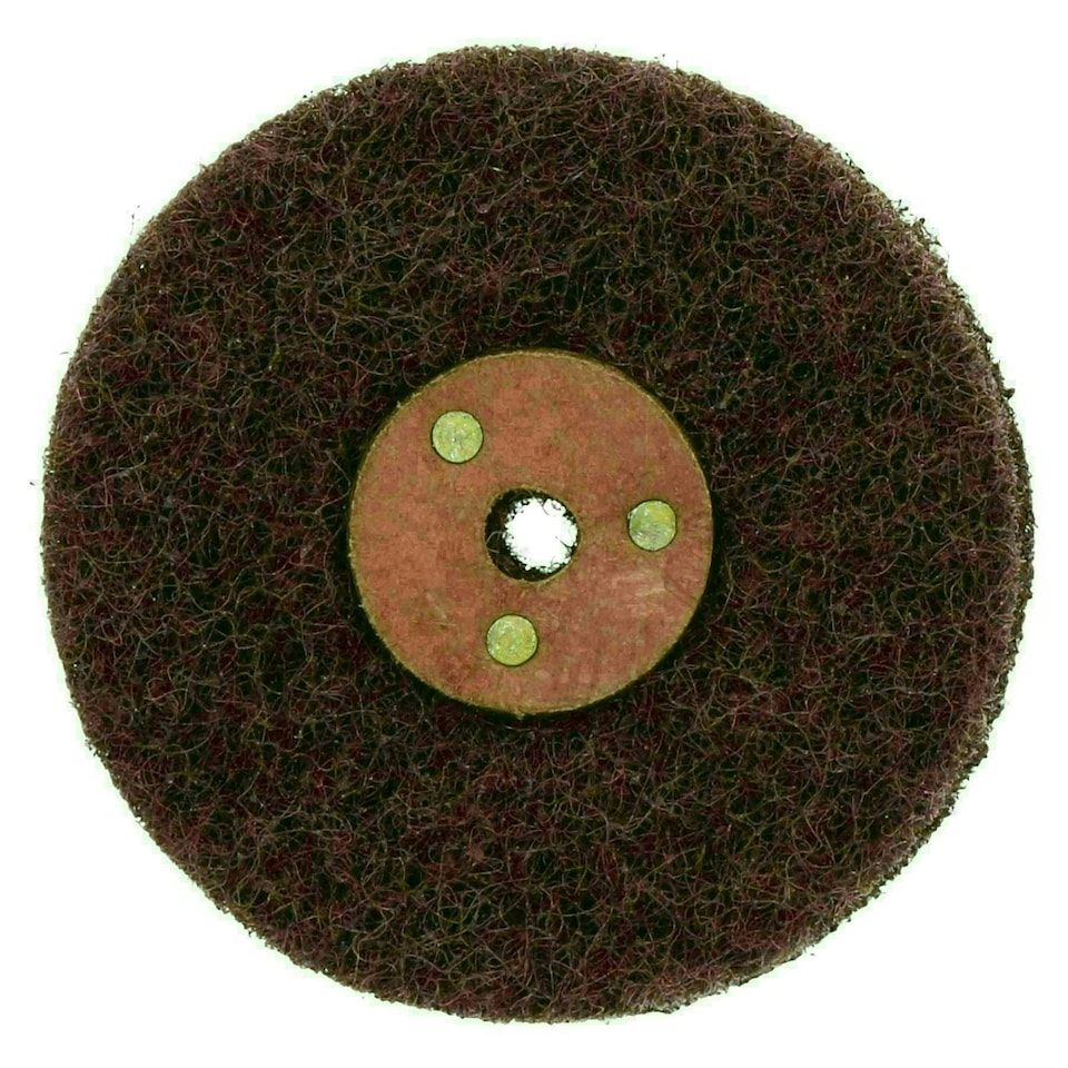 image 1 of Medium Abrasive Scotch Mop Rust Paint Removal Remover Polishing 4" x 2 Row
