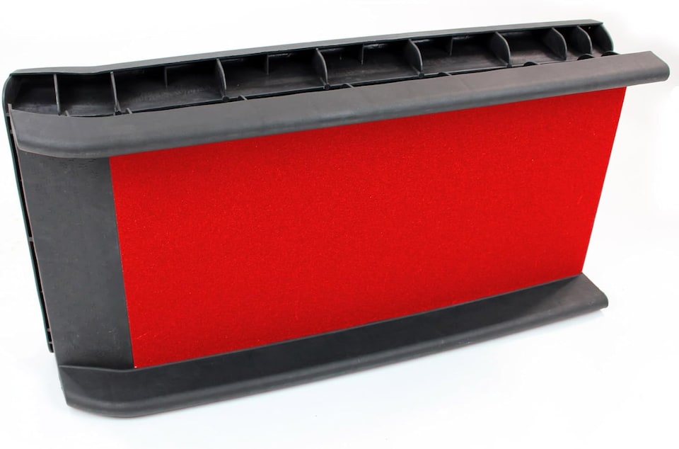 image 1 of Red Lightweight Folding Travel Pet Ramp