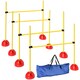 image 6 of PawHut 4-Piece Dog Agility Equipment with 4 Hurdle bars, for Training