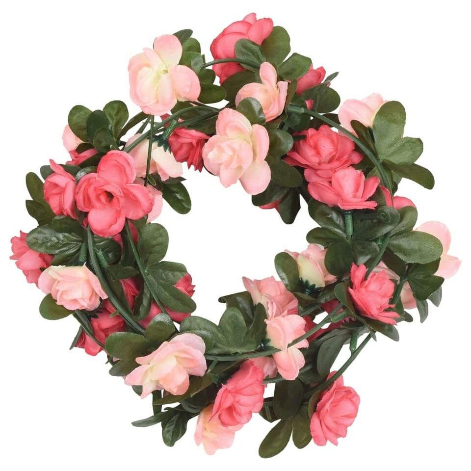 Artificial Flower Garlands 6 pcs Rose 240 cm Tesco Groceries