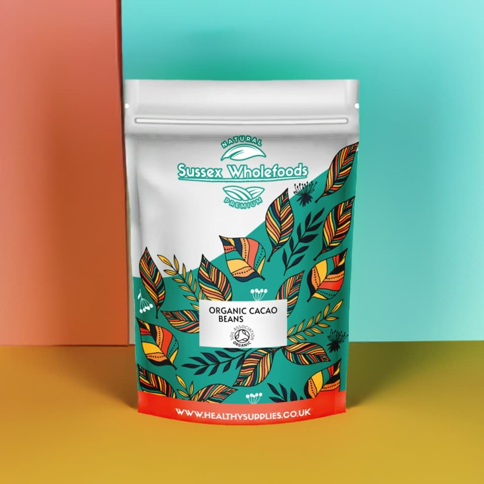 image 1 of Organic Cacao Beans 500g (Sussex Wholefoods) | Multi