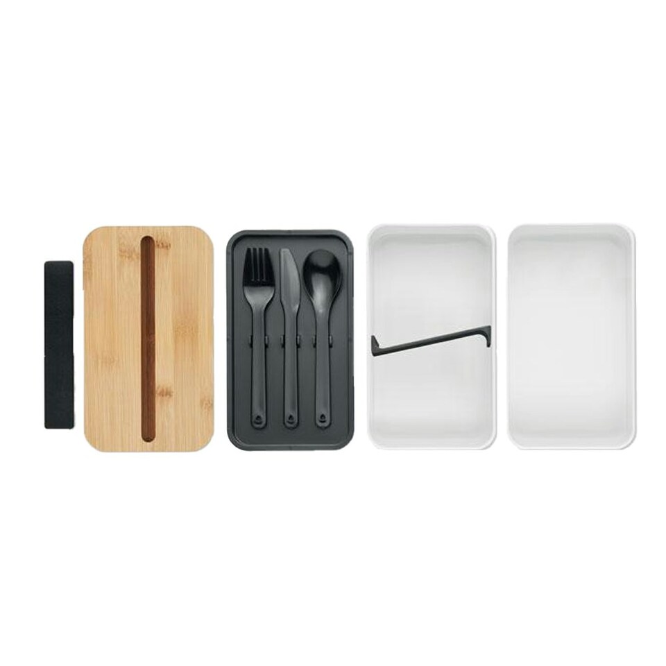 image 1 of MidOcean Wint Polypropylene Lunch Box - White - One Size