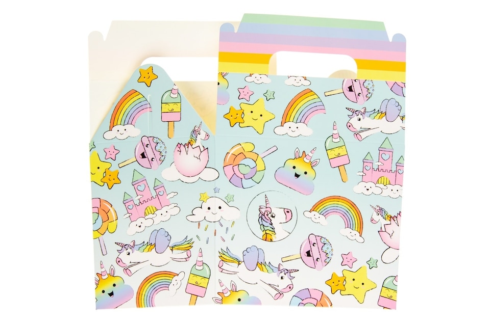 image 1 of Pack of 12 Unicorn Party Lunch Boxes
