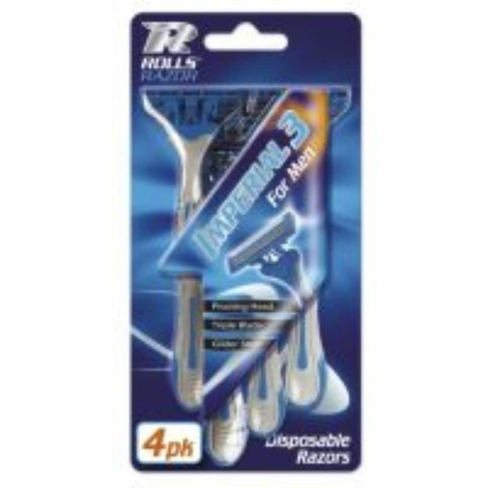 image 1 of Imperial 3 For Men Disposable Razors (4 Pack)