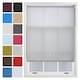 image 1 of FURNISHED Daylight Roller Blinds with Triple Round Eyelets Easy Install Cut to Size | Grey | Grey | (W) 210cm x (L) 210cm