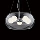image 2 of Audi 5 Light Ceiling Pendant Clear, E27