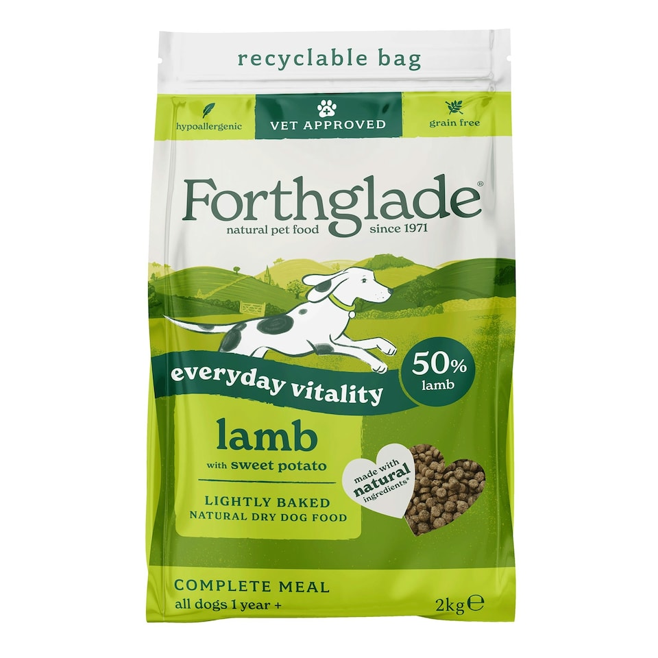 image 1 of 2kg Lightly Baked Lamb Dry Dog Food