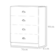 image 6 of FWStyle Esher 3 Piece Bedroom Furniture Set Matt Grey Oak Top
