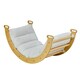 image 1 of Tutti Bambini Scala Montessori Pikler Rocking Frame Cushion - Boucle Natural