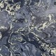 image 1 of Elixir Marble Blue & Silver Wallpaper