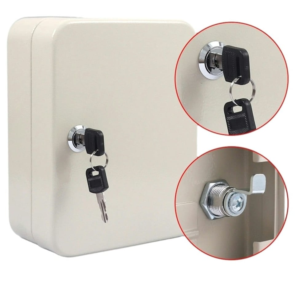 image 1 of Lockable 60 Key Holders Storage Steel Box