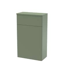 Bathroom Floor Concealed Cistern WC Toilet Unit, Satin Green, 500mm | Green | Satin Green | 253 x 500 x 818mm | 1