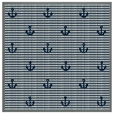 Anchors on rope pattern (Picutre Frame) Grey | XS